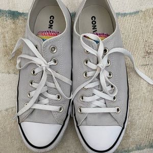 Converse All-Stars w/Multi Colored Tongues